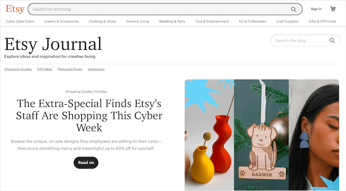 엣시 저널 Etsy Journal