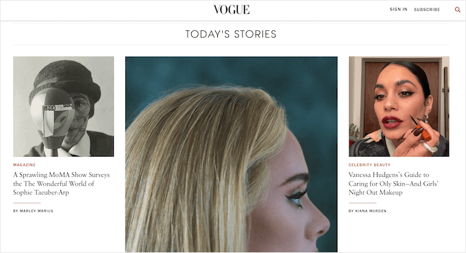 인기 Vogue