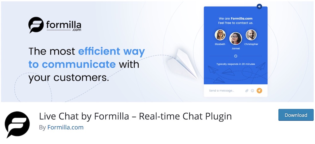plugin de asistență pentru serviciul clienți formilla pentru wordpress