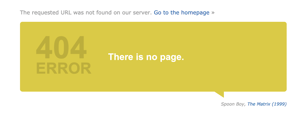 La pagina IMDB 404.