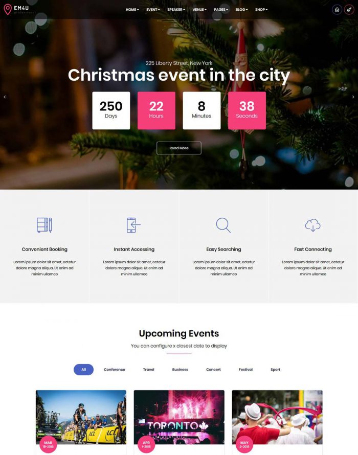 em4u 會議 wordpress 主題