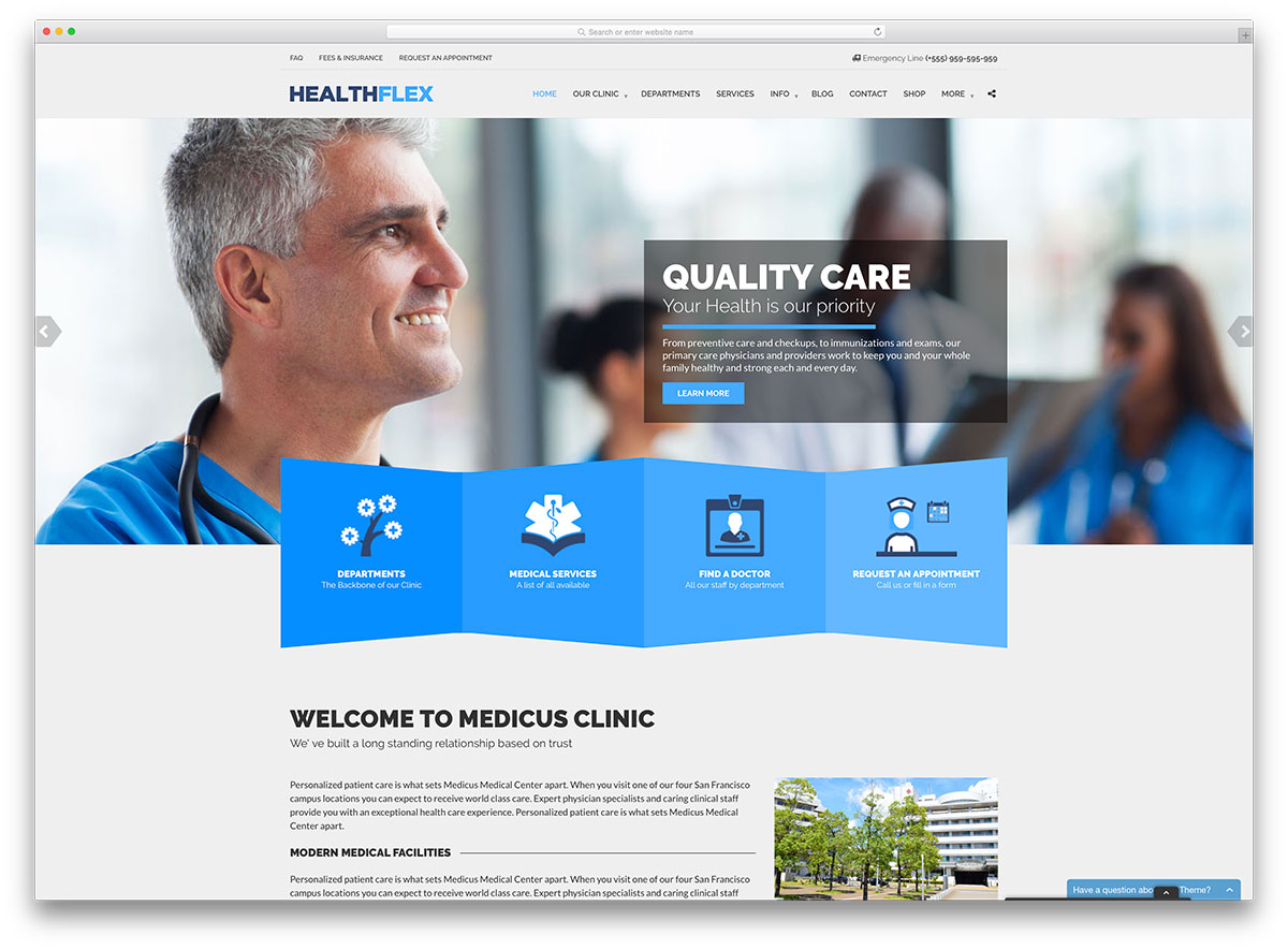 healthflex-new-medical-wordpress-主題