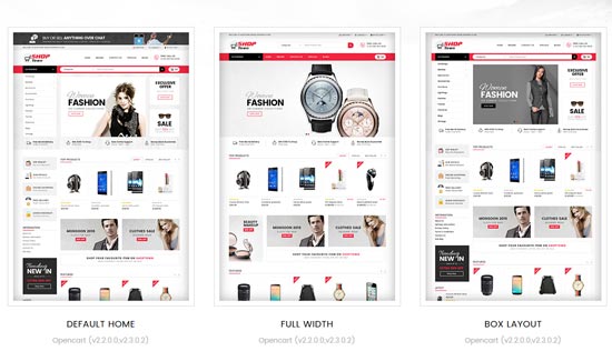 商店小镇 opencart 主题
