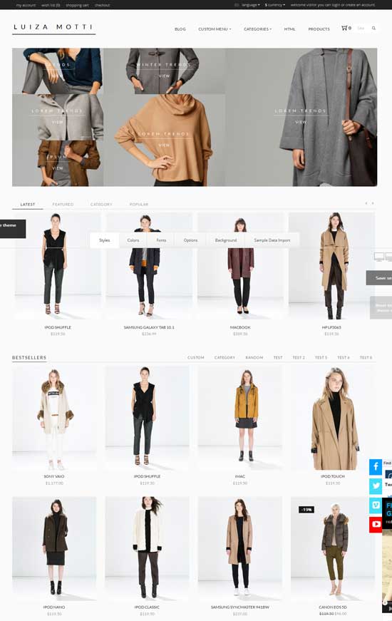 Moda-Opencart-主题