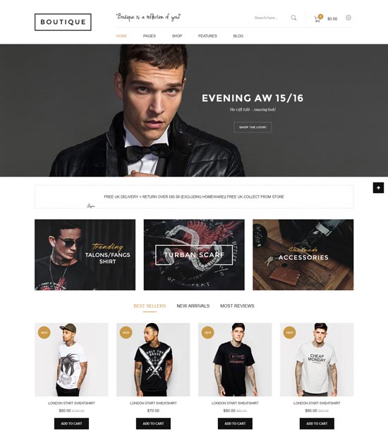 精品 kute 响应式 prestashop 主题