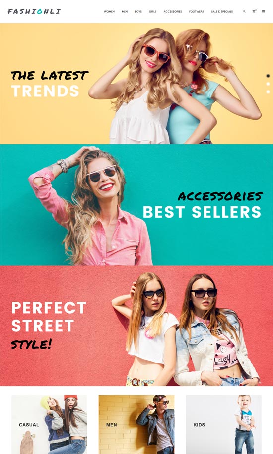 fashionli 时尚商店 prestashop 主题