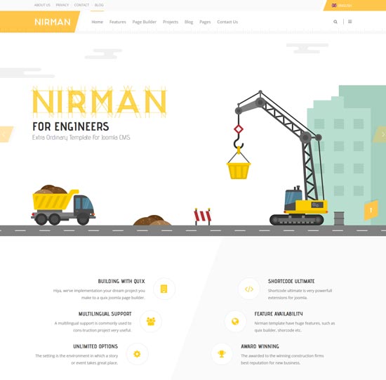 nirman建设joomla模板