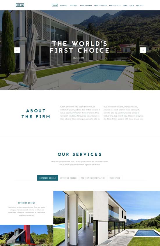 nrgarchitect 架构 joomla 模板
