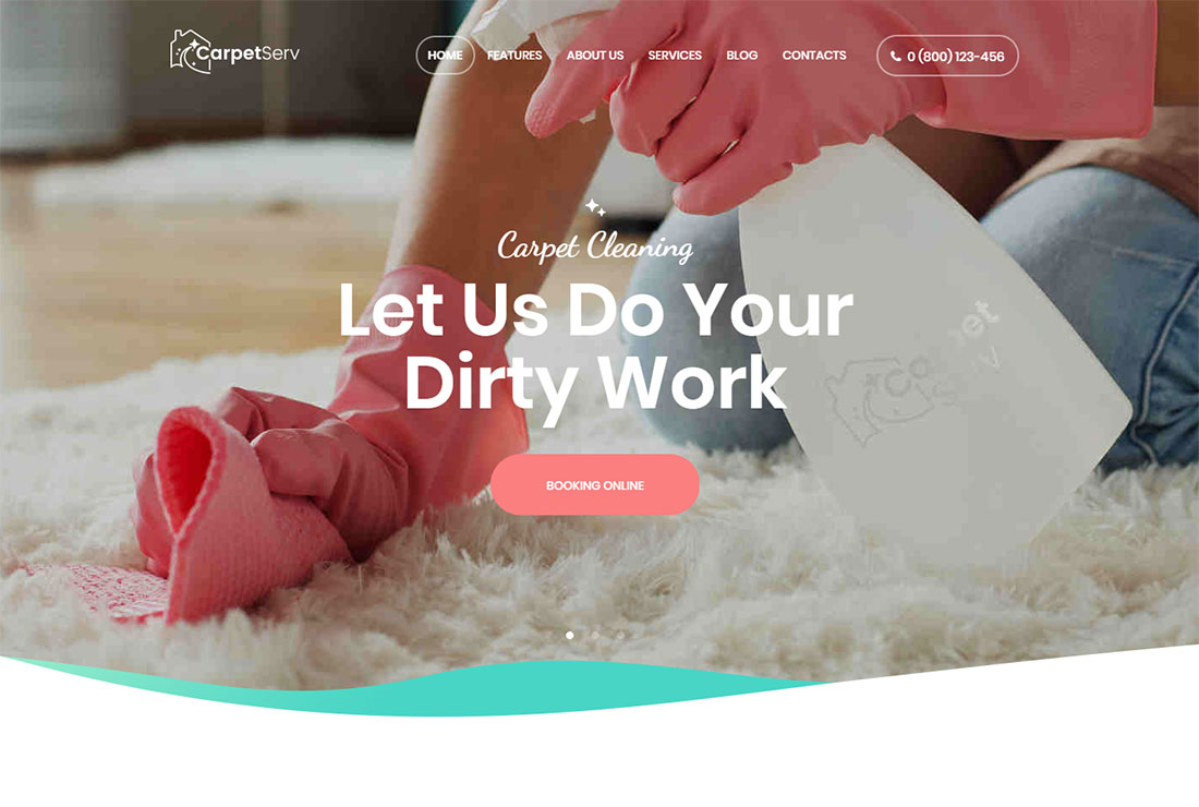CarpetServ害虫控制WordPress主题