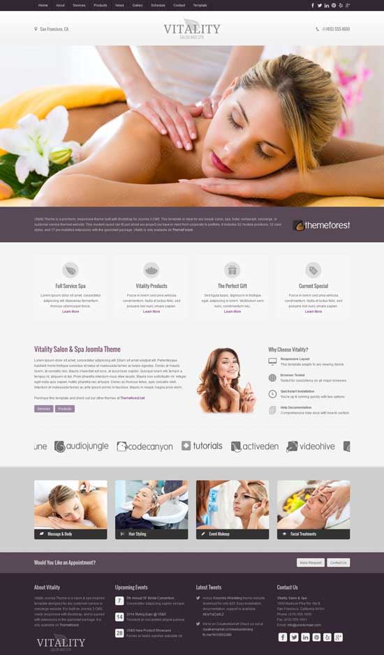 活力-Joomla-健康-美容-沙龙-主题