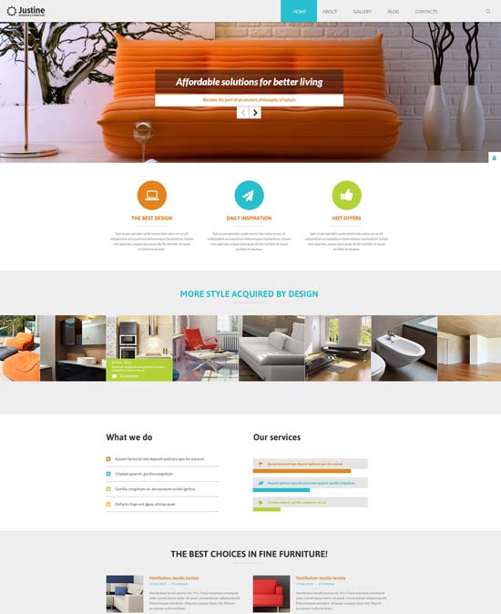 贾斯汀-joomla-模板