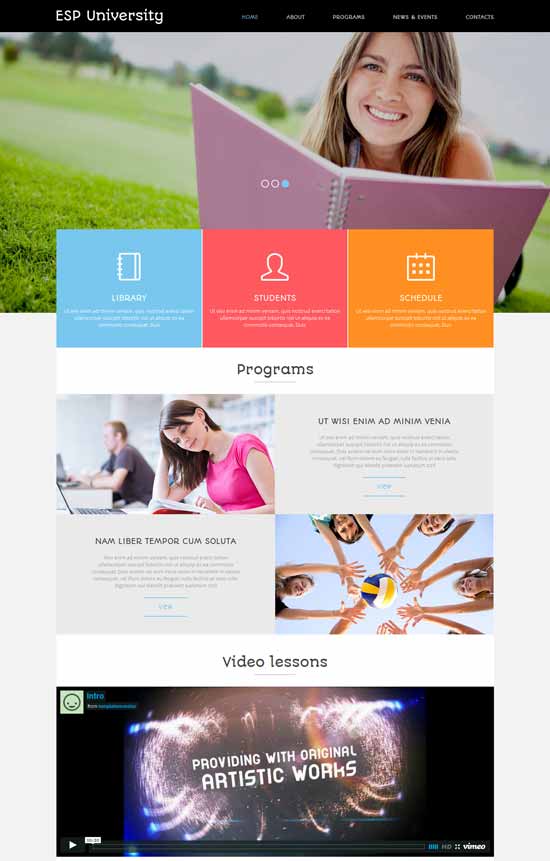 教育中心-Joomla-模板