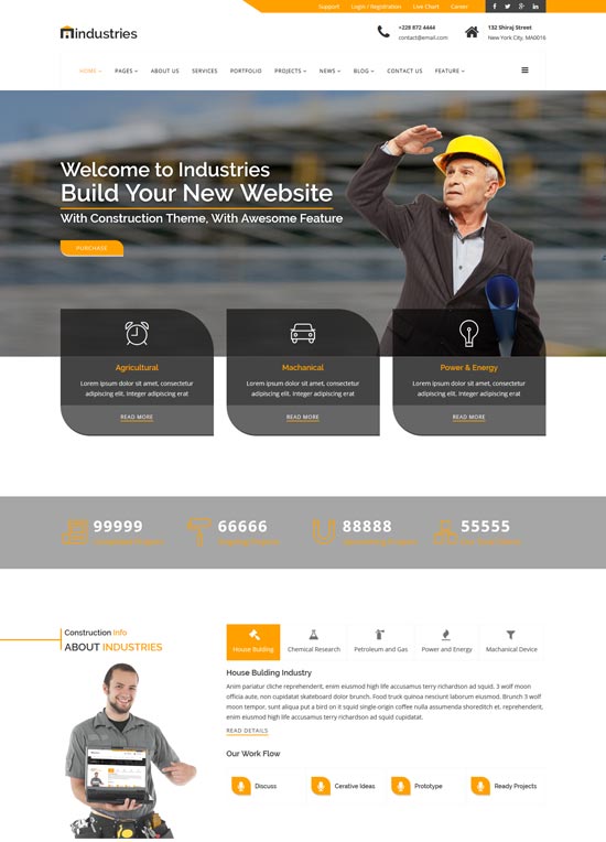 行业 工业 joomla 模板