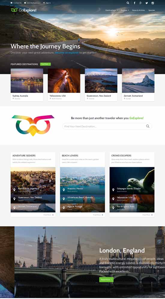 Viajes-HTML-Plantilla-GoExplore