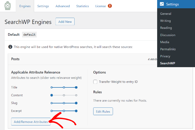 添加和删除属性 - WPBeginner Add and remove attributes