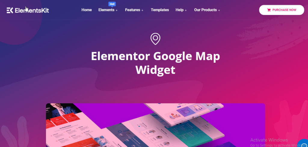 ElementsKit WordPress 谷歌地圖插件