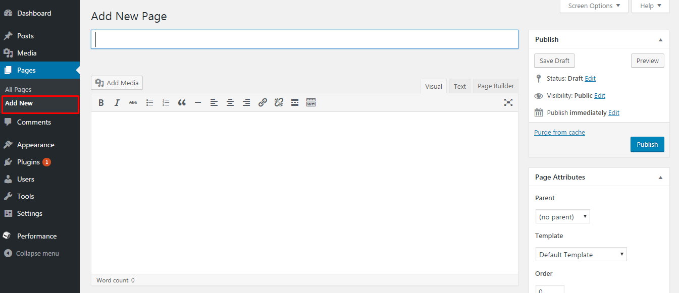 WordPress'te Sayfalar Nasıl Oluşturulur