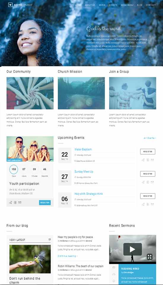 Adore-Church-Responsive-HTML5-模板