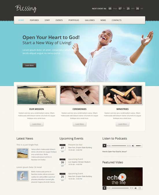Blessing-Responsive-HTML5-CSS3-模板