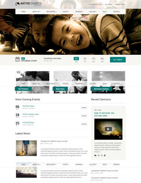 NativeChurch-Responsive-HTML5-模板