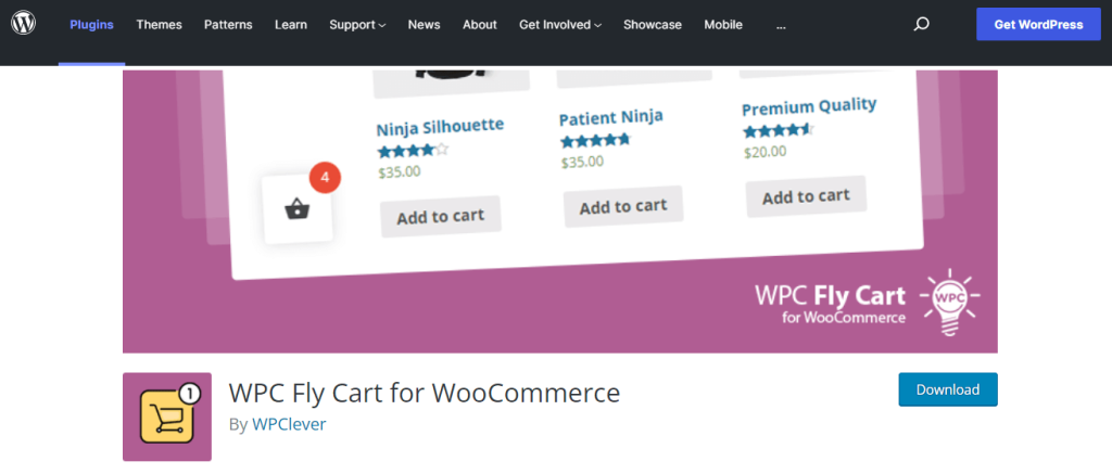 WPC Fly Cart สำหรับ WooCommerce