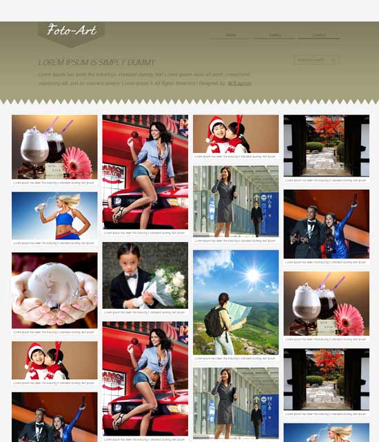 Foto-Art-Free-Gallery-Website-Template