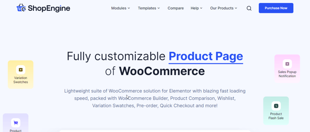 ShopEngine WooCommerce 產品頁面定制器