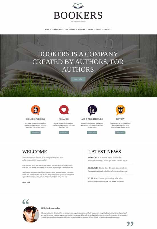 Bookers-Book-Publishing-Company-Responsive-Website- قالب