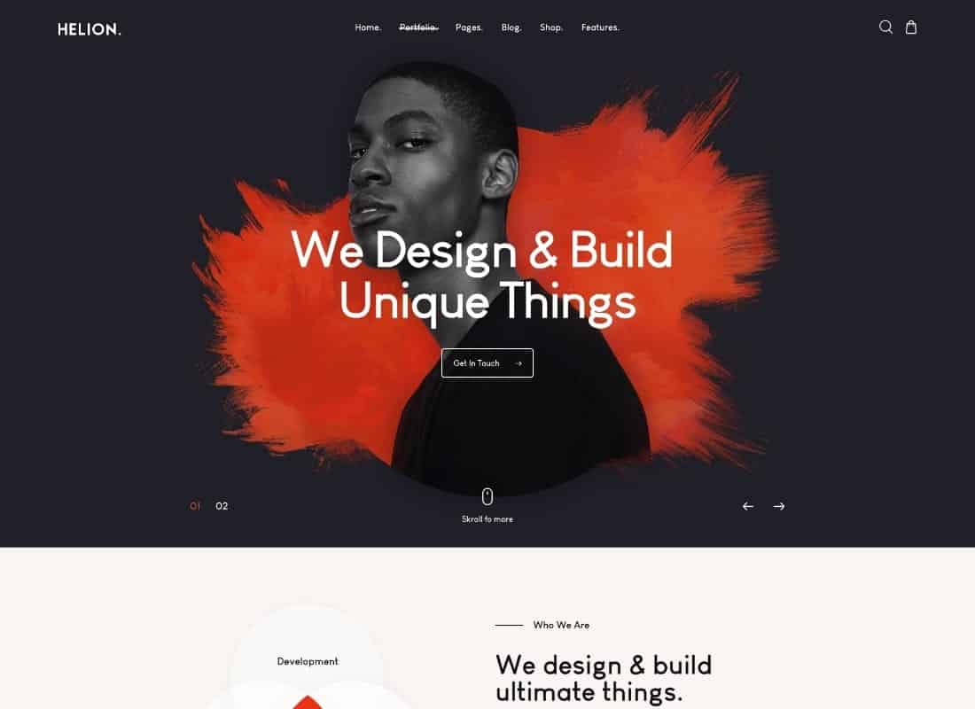 เฮไลออน | ผลงานสร้างสรรค์ส่วนบุคคล WordPress Theme + Store