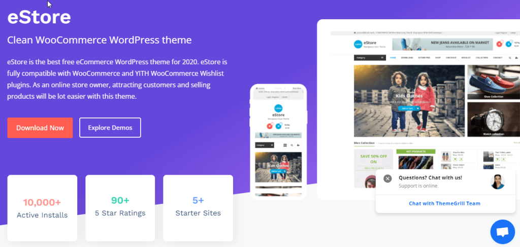 eStore wordpress motywy woocommerce za darmo