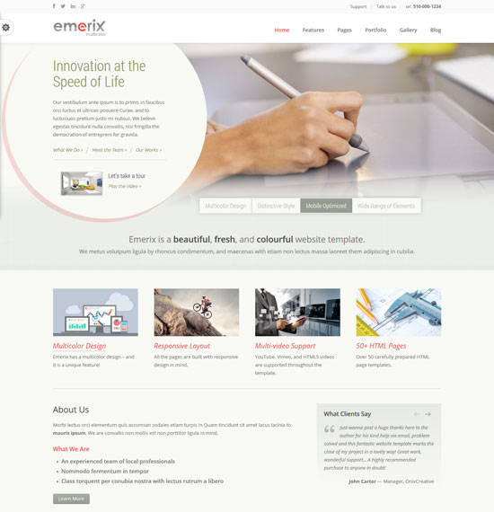 Emerix-Responsive-Business-HTML5-Template