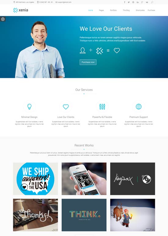 Xenia-Refined-HTML-5 - CSS-3-Corporate-Template
