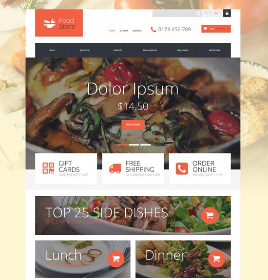 موضوع foodie بريستاشوب