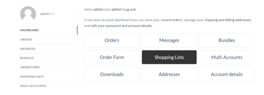 รายการซื้อของ B2B & Wholesale Suite