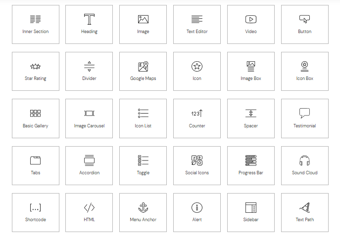 Elementor Free Widgets - - Elementor Gratuit vs Pro