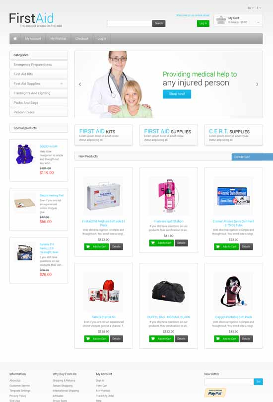 إسعافات أولية-طب-مخزن-مستجيب-ماجنتو-موضوع