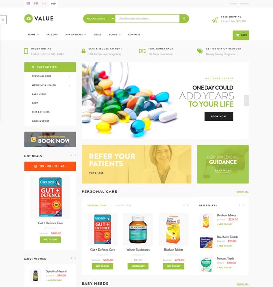 ves valuestore الصيدليات موضوع magento