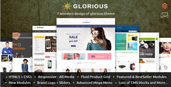 Motyw Glorious-Magento-Responsive