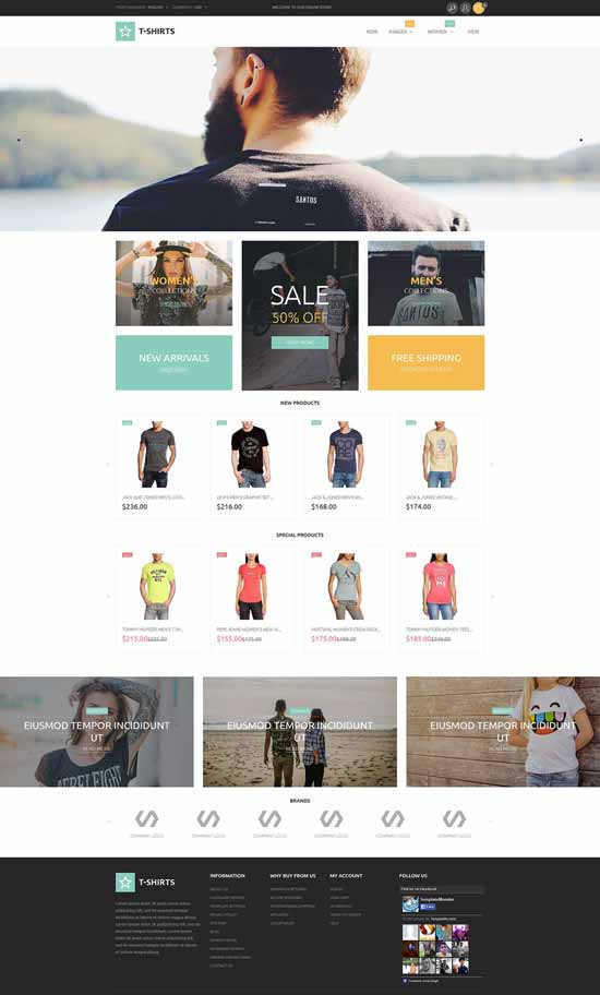 Koszulki-Magento-Motyw