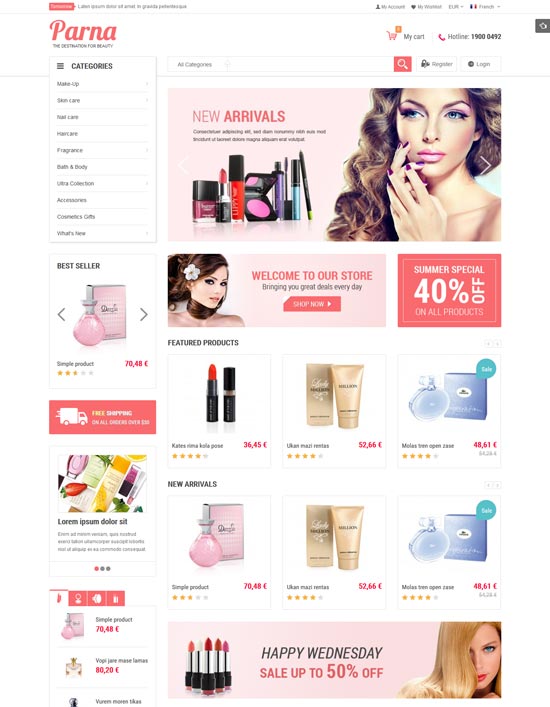 tema magento kecantikan arna