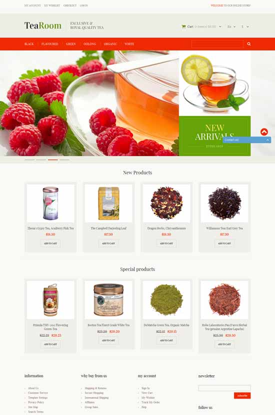 Kualitas-Teh-Magento-Tema