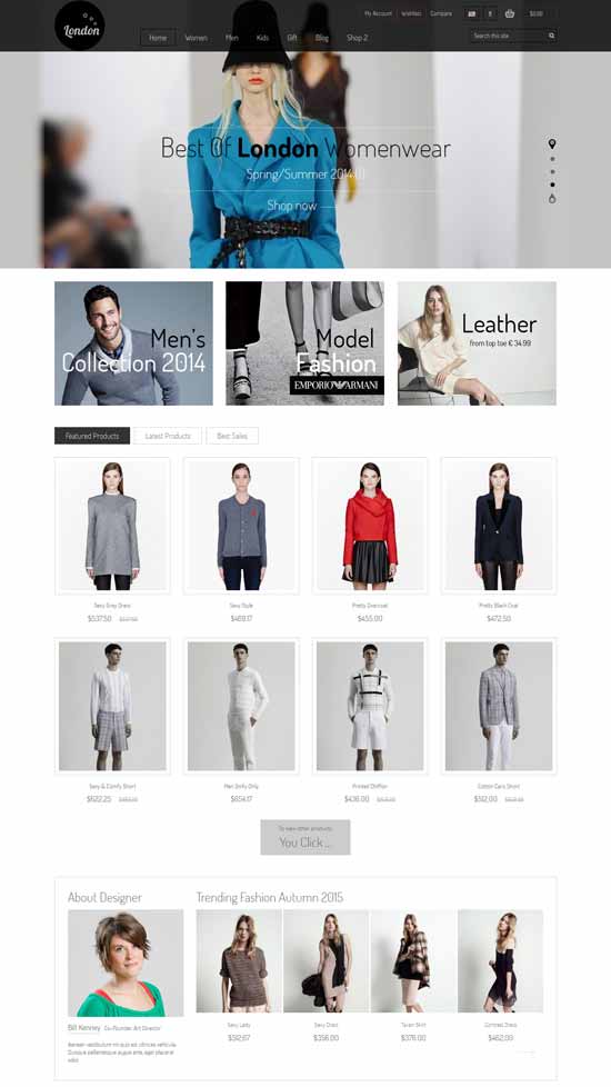 London-Stars-Responsive-Prestashop-主题