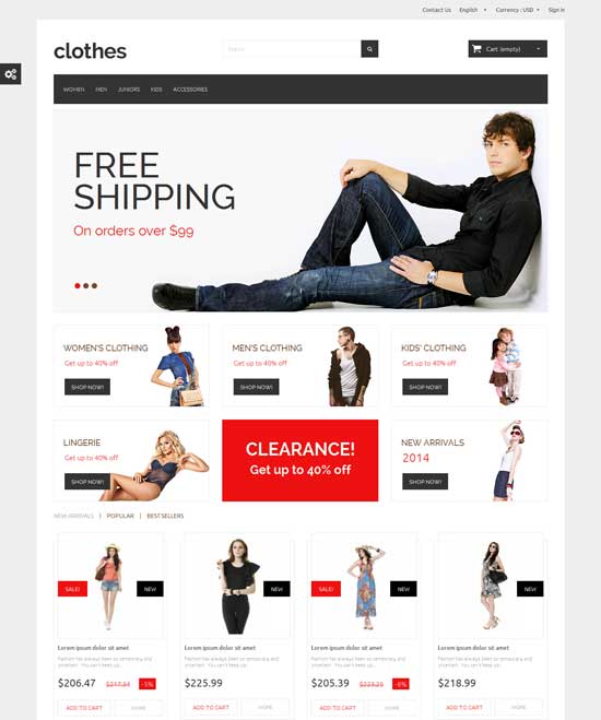 Clothes-Free-Responsive-PrestaShop-1.6-模板