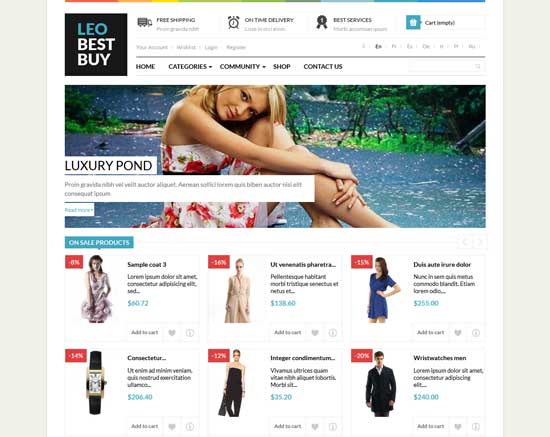 Leo PrestaShop 主题