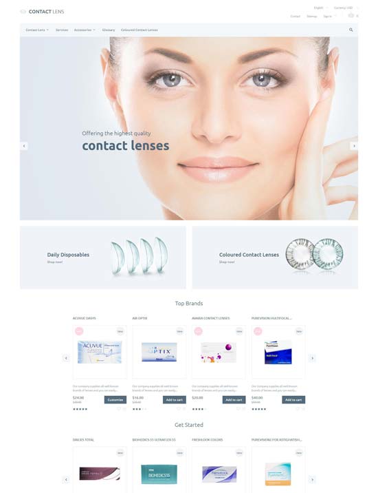 Optometrist Responsive Prestashop-Theme