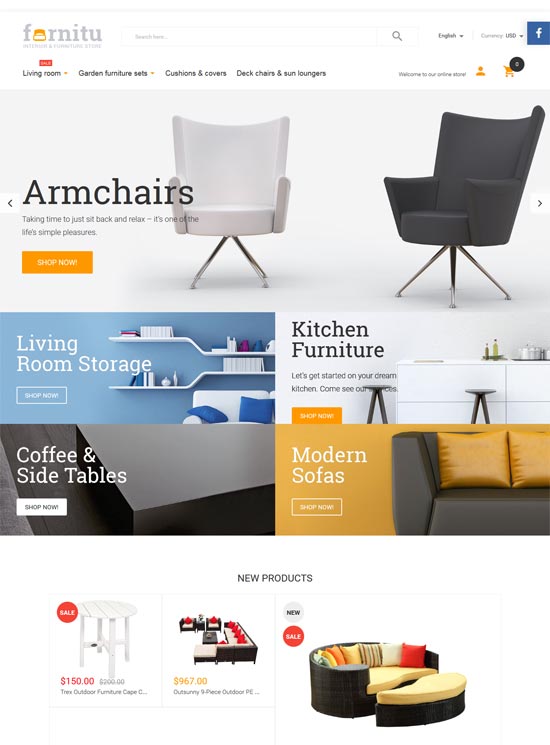 mobilier interior mobila tema magento