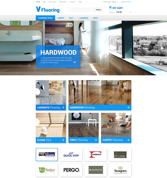 pardoseli tema magento