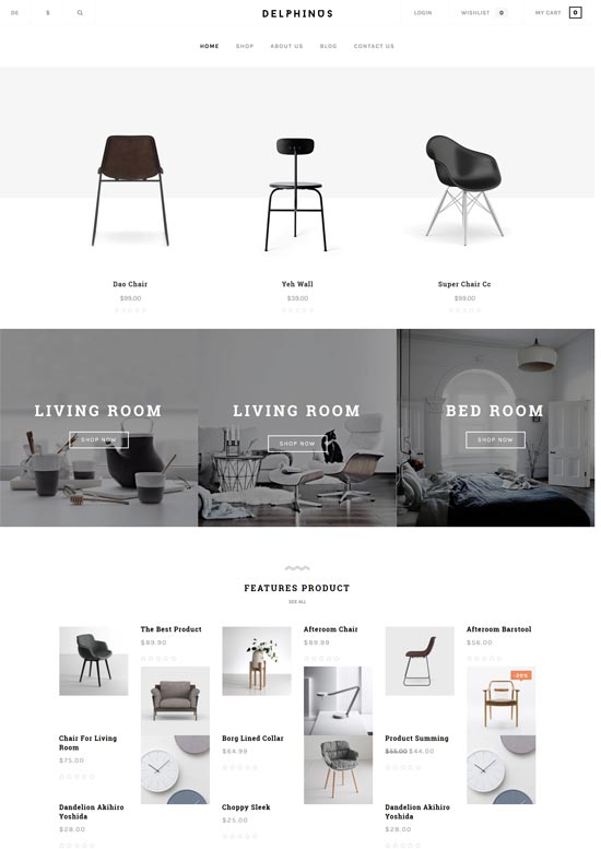 tema magento moda delphinus