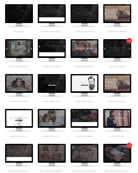Rhythm - Template Situs Web Terbaik