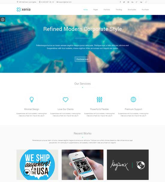 Xenia-Refined-HTML-5--Industrie-Șablon